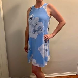 Calvin Kline floral shift dress